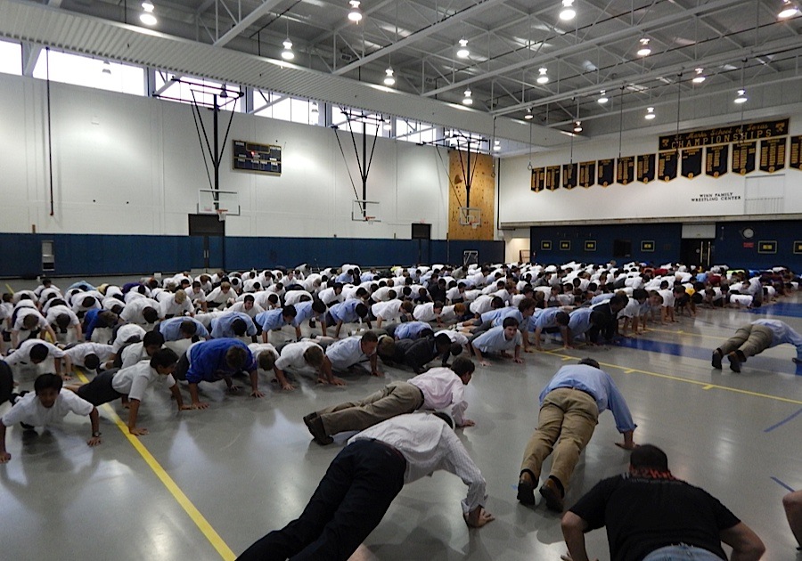 Push up Campaign with Honor Courage Commitment see blog for the story